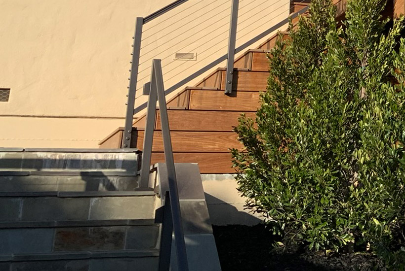 how high can steps be without a railing?