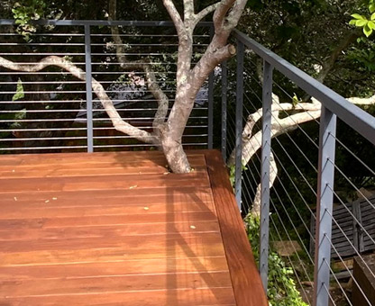 steel railings installed by our team