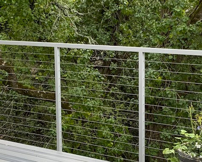 stainless steel railings installed