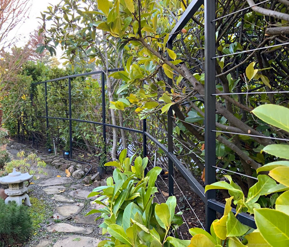 These versatile and durable cable railings were installed by our team