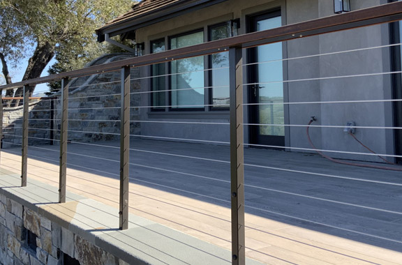our team finished a railing installation in Westminster, CA